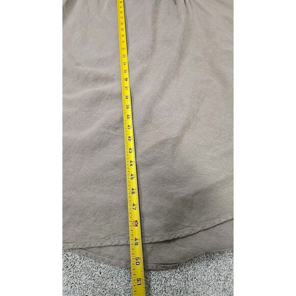 LA BOTTEGA DI BRUNELLA Italy Linen Midi Dress Latte Beige Women’s ONE Size -S-L - Picture 10 of 10